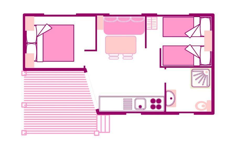 Mobil-Home Confort 4Pers. Mercantour Roquebilliere Luaran gambar